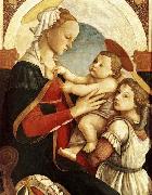 Madonna and Child with an Angel Sandro Botticelli